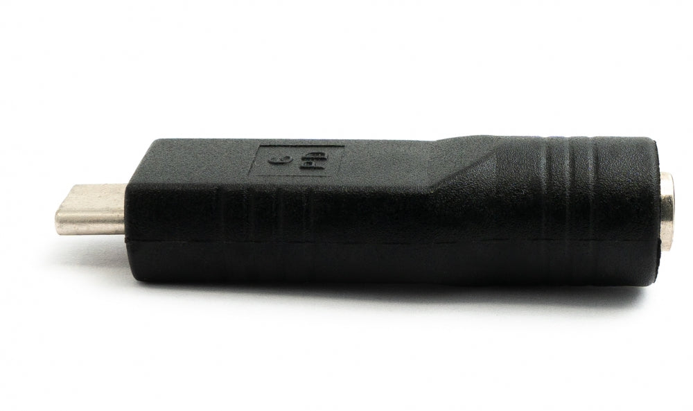 USB 3.1 Adapter Typ C Stecker zu DC 20 V 4,0 x 1,7 mm Stecker Kabel in Schwarz | System-S