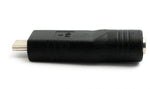 USB 3.1 Adapter Typ C Stecker zu DC 20 V 4,0 x 1,7 mm Stecker Kabel in Schwarz | System-S