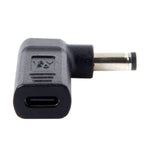 USB 3.1 Adapter Typ C Stecker zu Rectangle 11,0 x 4,5 mm Stecker Kabel Schwarz | System-S