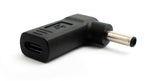 USB 3.1 Adapter Typ C Buchse zu DC 20V 4,5 x 3,0 mm Stecker Winkel Kabel Schwarz | System-S