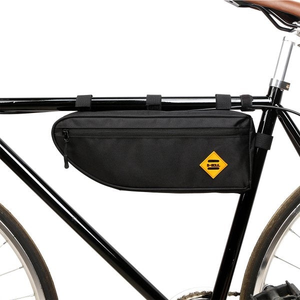 Fahrrad Tasche Befestigung in Schwarz wasserfest für Lampe Fahrradpumpe | System-S