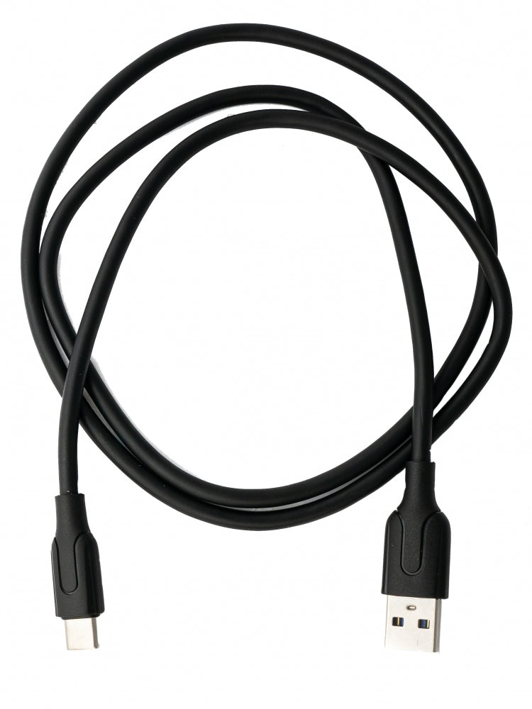 USB 3.1 Kabel 1 m Typ C Stecker zu 3.0 Typ A Stecker in Schwarz | System-S