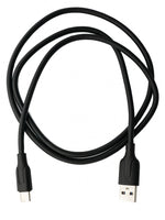 USB 3.1 Kabel 1 m Typ C Stecker zu 3.0 Typ A Stecker in Schwarz | System-S