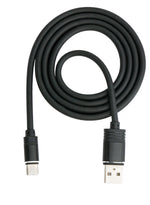 USB 3.1 Kabel 1 m Typ C Stecker zu 2.0 Typ A Stecker aus TPE in Schwarz | System-S