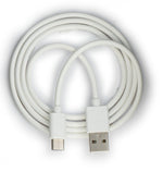 USB 3.1 Kabel 1 m Typ C Stecker zu 2.0 Typ A Stecker aus TPE in Weiß | System-S
