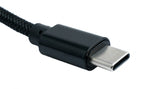 USB C 3.1 Kabel 2 m Stecker zu 3.0 Typ A Stecker geflochten | System-S