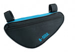 Fahrrad Tasche spritzwasserfest Dreiecktasche Rahmentasche Triangeltasche Blau | System-S