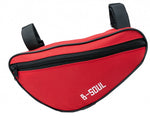Fahrrad Tasche wasserfest Dreiecktasche Rahmentasche Triangeltasche Rot | System-S