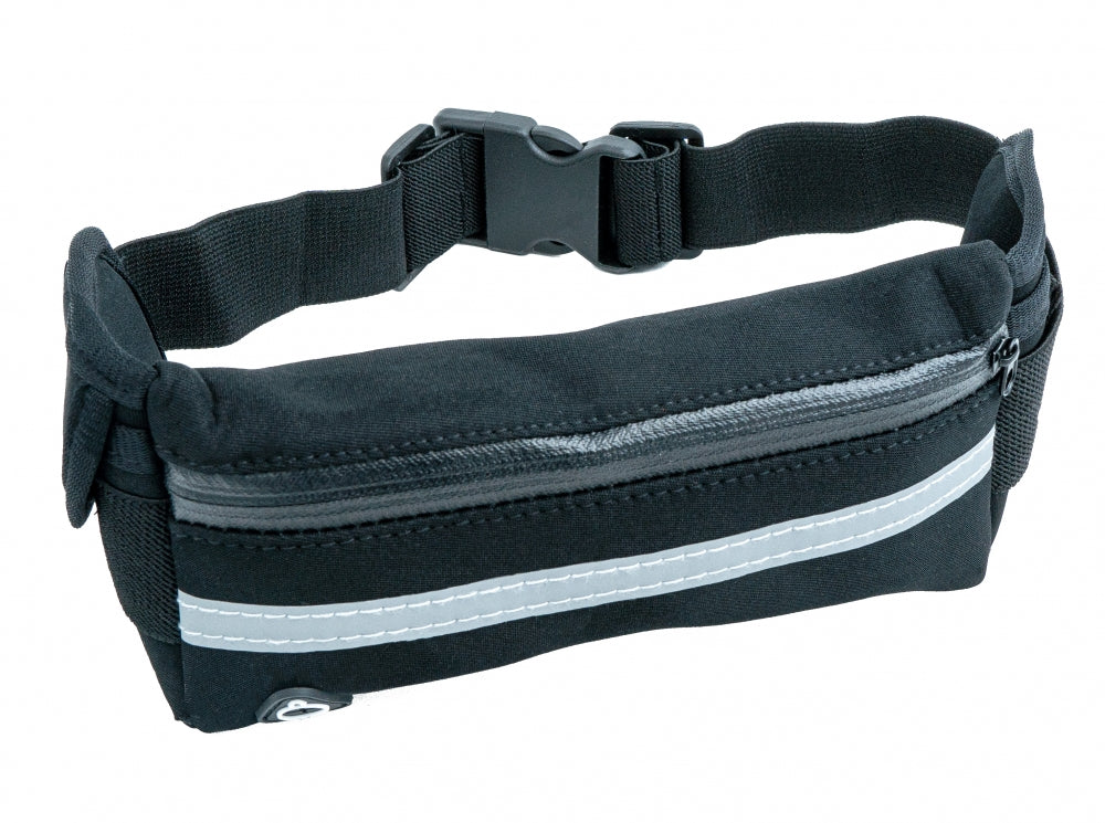 Tasche Gürteltasche Bauchtasche mit Flaschenhalter in Schwarz | System-S