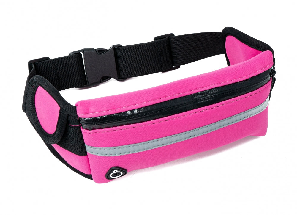 Tasche Gürteltasche Bauchtasche mit Flaschenhalter in Pink | System-S