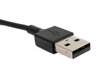 USB 2.0 Kabel 100 cm Ladestation für Zepp Z Smartwatch in Schwarz | System-S