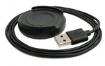 USB 2.0 Kabel 100 cm Ladestation für Vivo Watch Smartwatch 46 mm in Schwarz | System-S