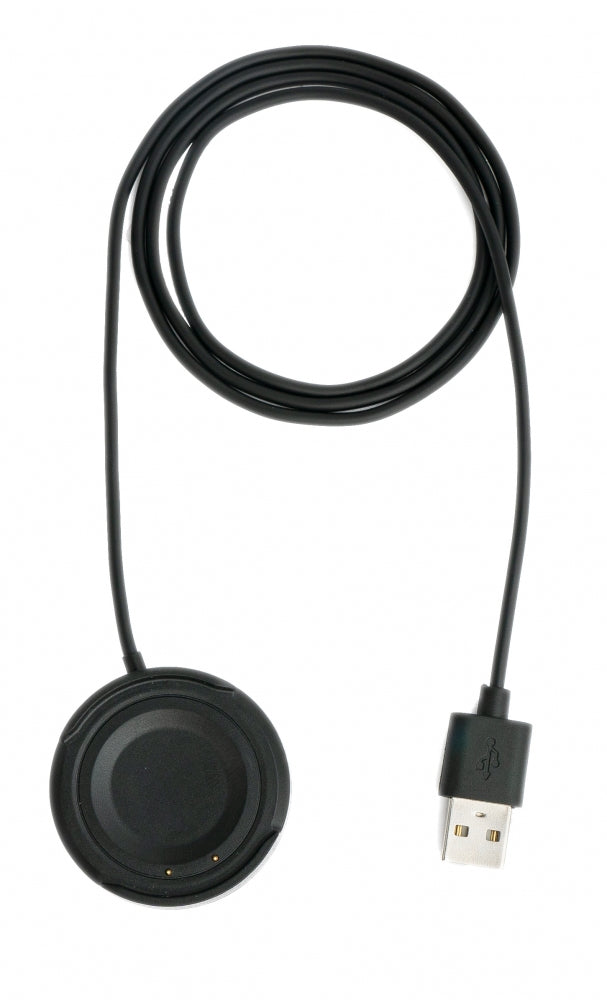 USB 2.0 Kabel 100 cm Ladestation für Vivo Watch Smartwatch 42 mm in Schwarz | System-S