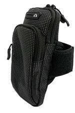 Tasche Schutztasche Armtasche Outdoor Jogging Schwarz für Smartphone MP3 Player | System-S