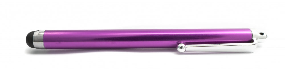 Touchpen Stylus aus Aluminium in Lila für Tablet Smartphone Laptop | System-S