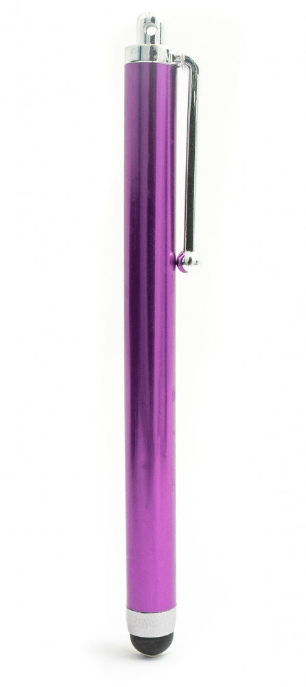Touchpen Stylus aus Aluminium in Lila für Tablet Smartphone Laptop | System-S