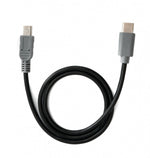 USB 3.1 Kabel 50 cm Typ C Stecker zu 2.0 Mini Stecker Schwarz | System-S