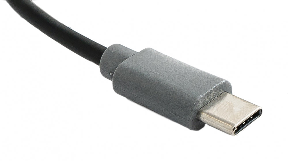 USB 3.1 Kabel 50 cm Typ C Stecker zu 2.0 Mini Stecker Schwarz | System-S