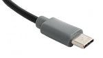 USB 3.1 Kabel 50 cm Typ C Stecker zu 2.0 Mini Stecker Schwarz | System-S