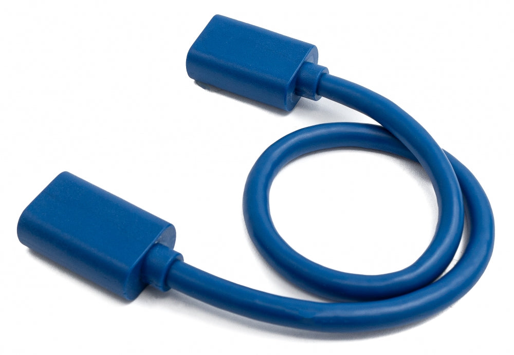 USB 3.0 Kabel 30 cm Typ A Buchse zu Buchse in Blau | System-S