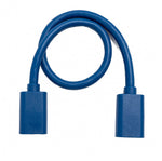USB 3.0 Kabel 30 cm Typ A Buchse zu Buchse in Blau | System-S