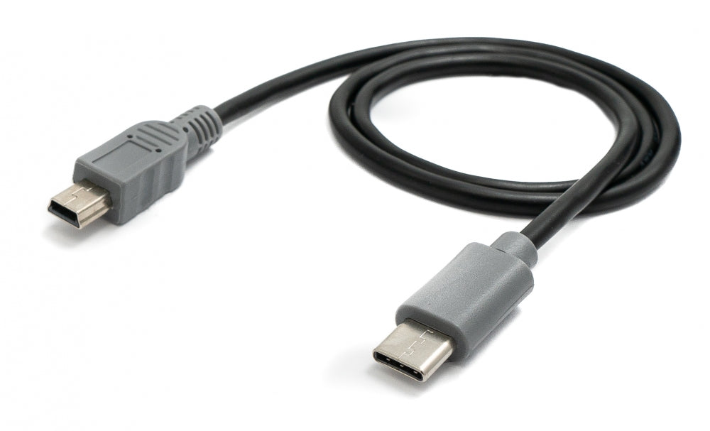 USB 3.1 Kabel 50 cm Typ C Stecker zu 2.0 Micro B Stecker OTG in Schwarz | System-S