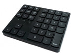 Numpad Bluetooth 3 2.4 GHz Ziffernblock Tastatur mit Akku USB in Schwarz | System-S