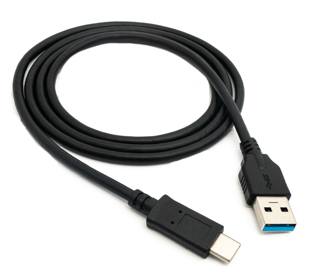 USB 3.1 Kabel 100 cm Typ C Stecker zu 3.0 Typ A Stecker in Schwarz | System-S