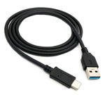 USB 3.1 Kabel 100 cm Typ C Stecker zu 3.0 Typ A Stecker in Schwarz | System-S