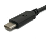 USB 3.1 Kabel 100 cm Typ C Stecker zu 3.0 Typ A Stecker in Schwarz | System-S