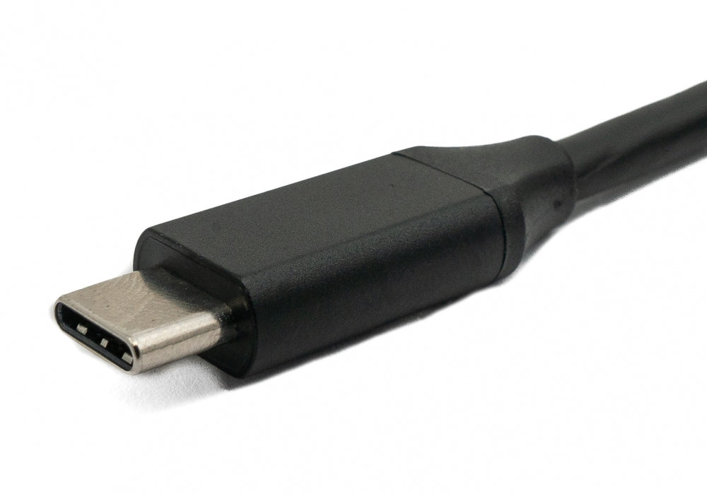 USB 3.1 Kabel 50 cm Typ C Stecker zu Stecker Winkel in Schwarz | System-S