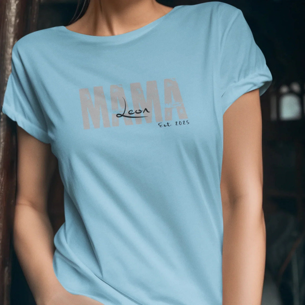 MAMA T-Shirt SOLID ROCKS personalisiert