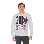 Gott liebt Seine Kinder Sweatshirt – Faith-Crewneck für Kinder und Familie