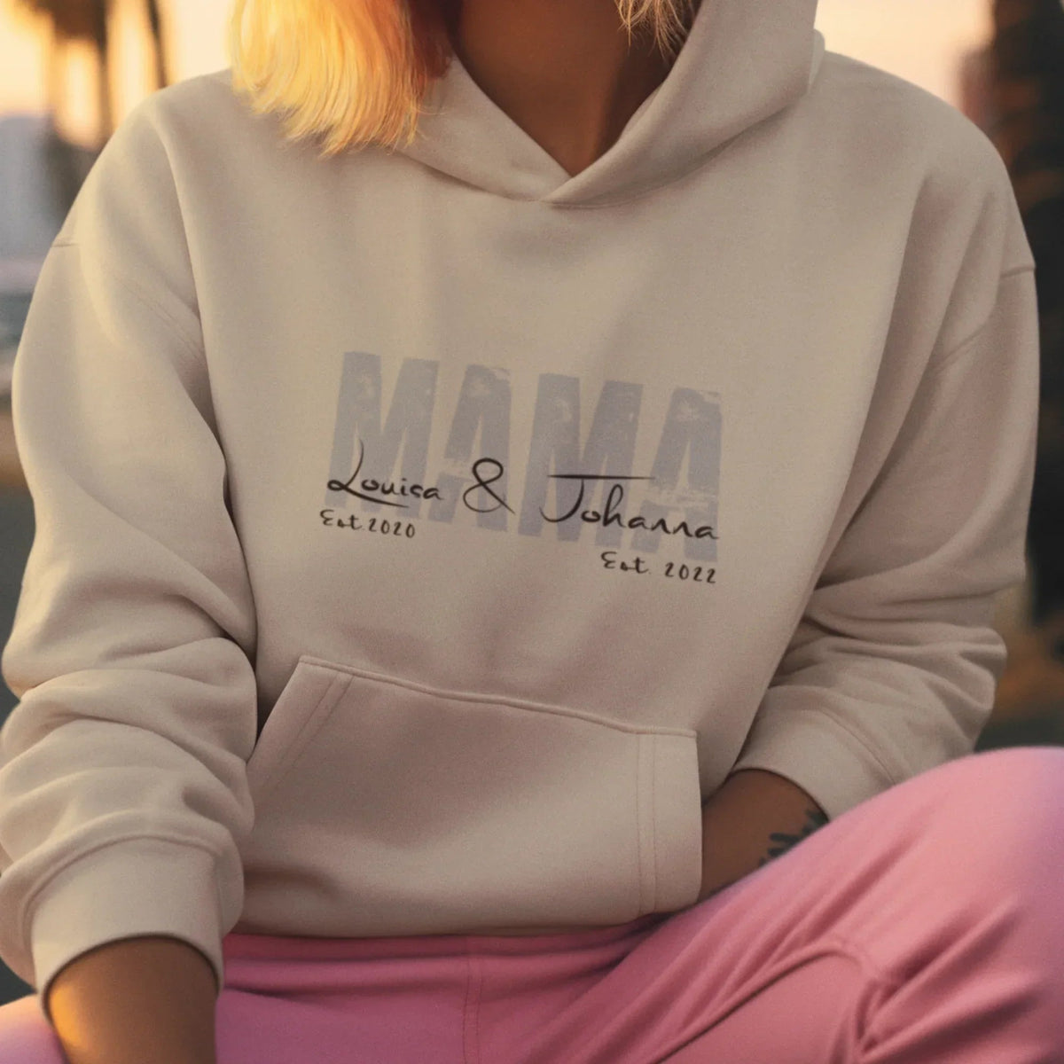 MAMA Hoodie SOLID ROCKS personalisiert