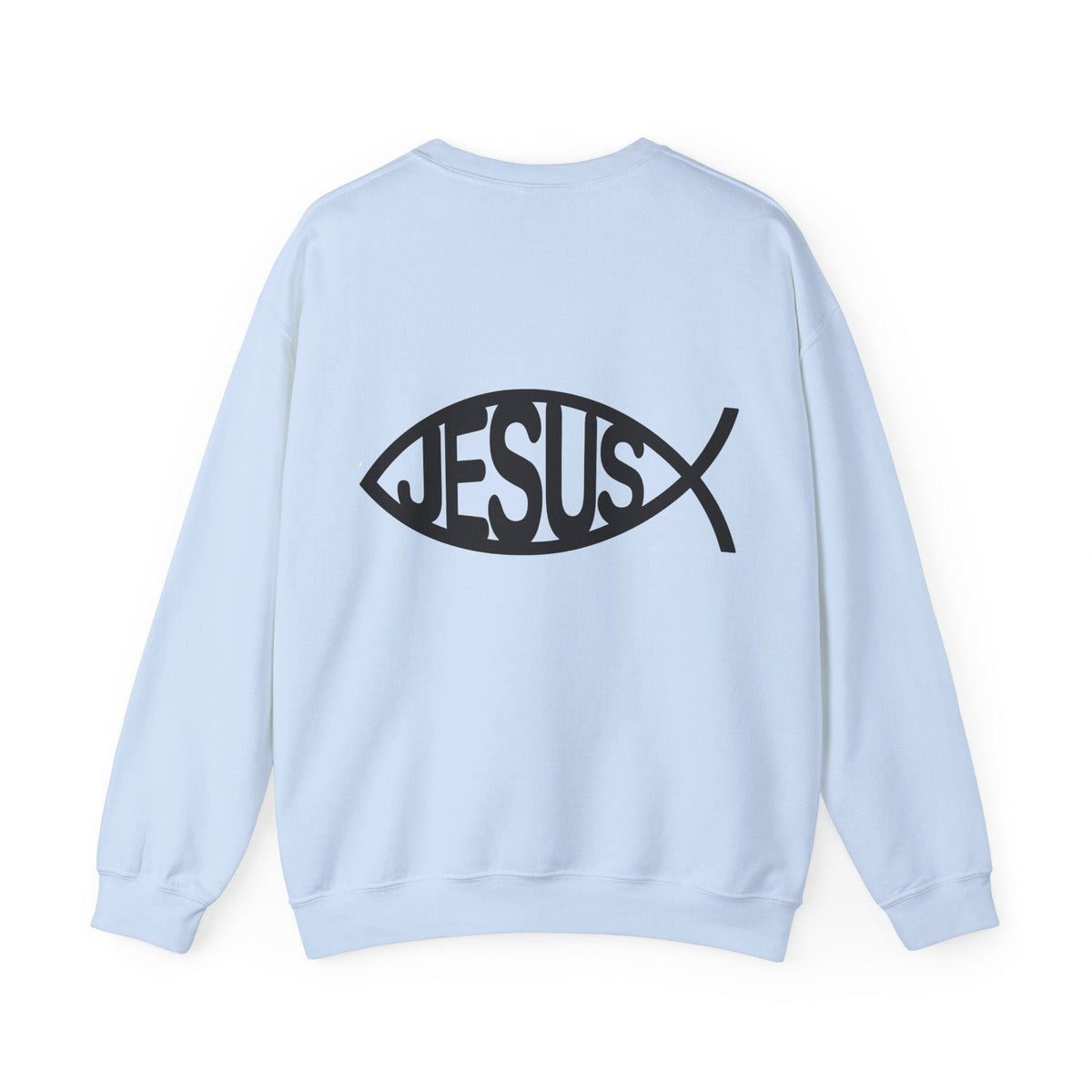 Unisex Heavy Blend Sweatshirt mit Psalm 23 & markantem Backprint