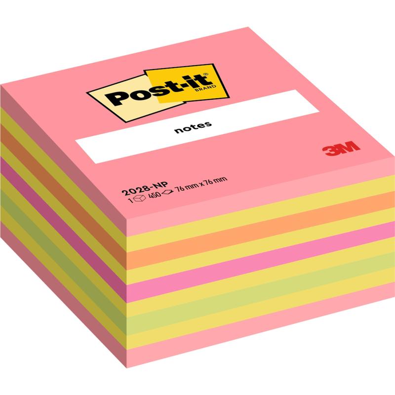 Post-it® Notes Würfel, 76 mm x 76 mm, 450 Blatt/Block, 100% PEFC