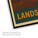 Landschaftspark Duisburg-Nord – Retro Poster im 70er-Look