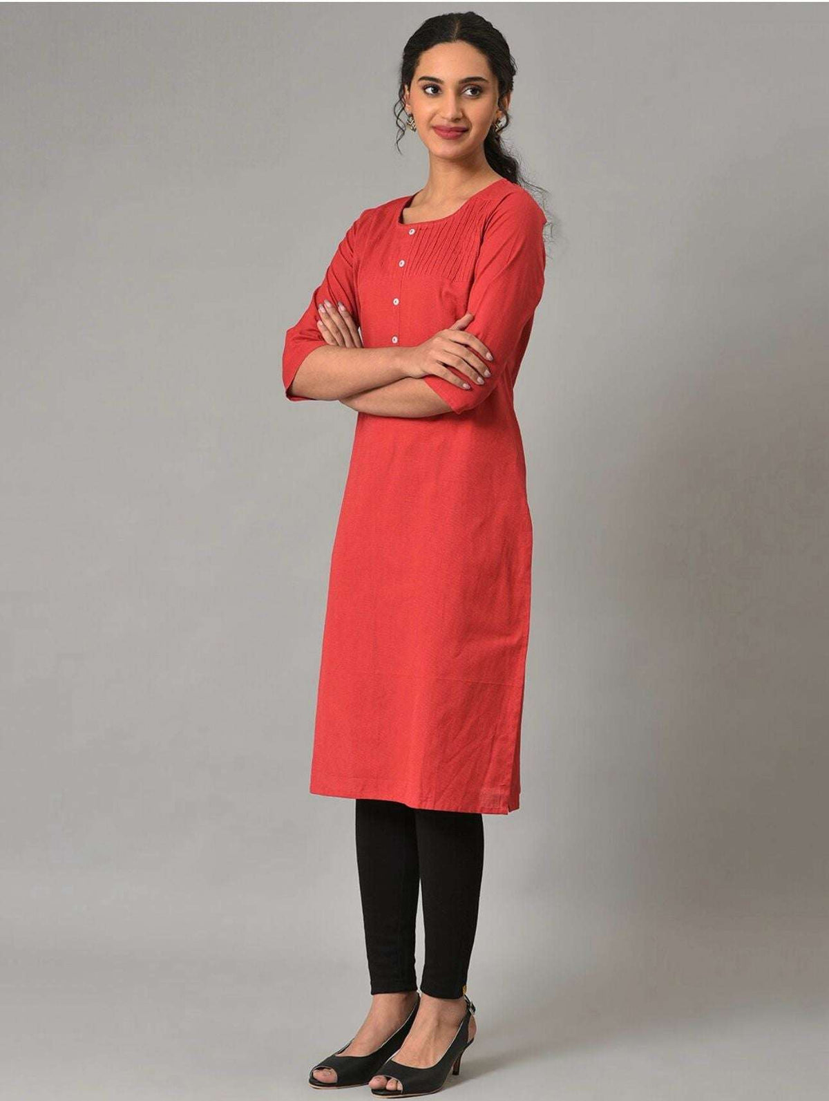 Knee Length Straight Kurta