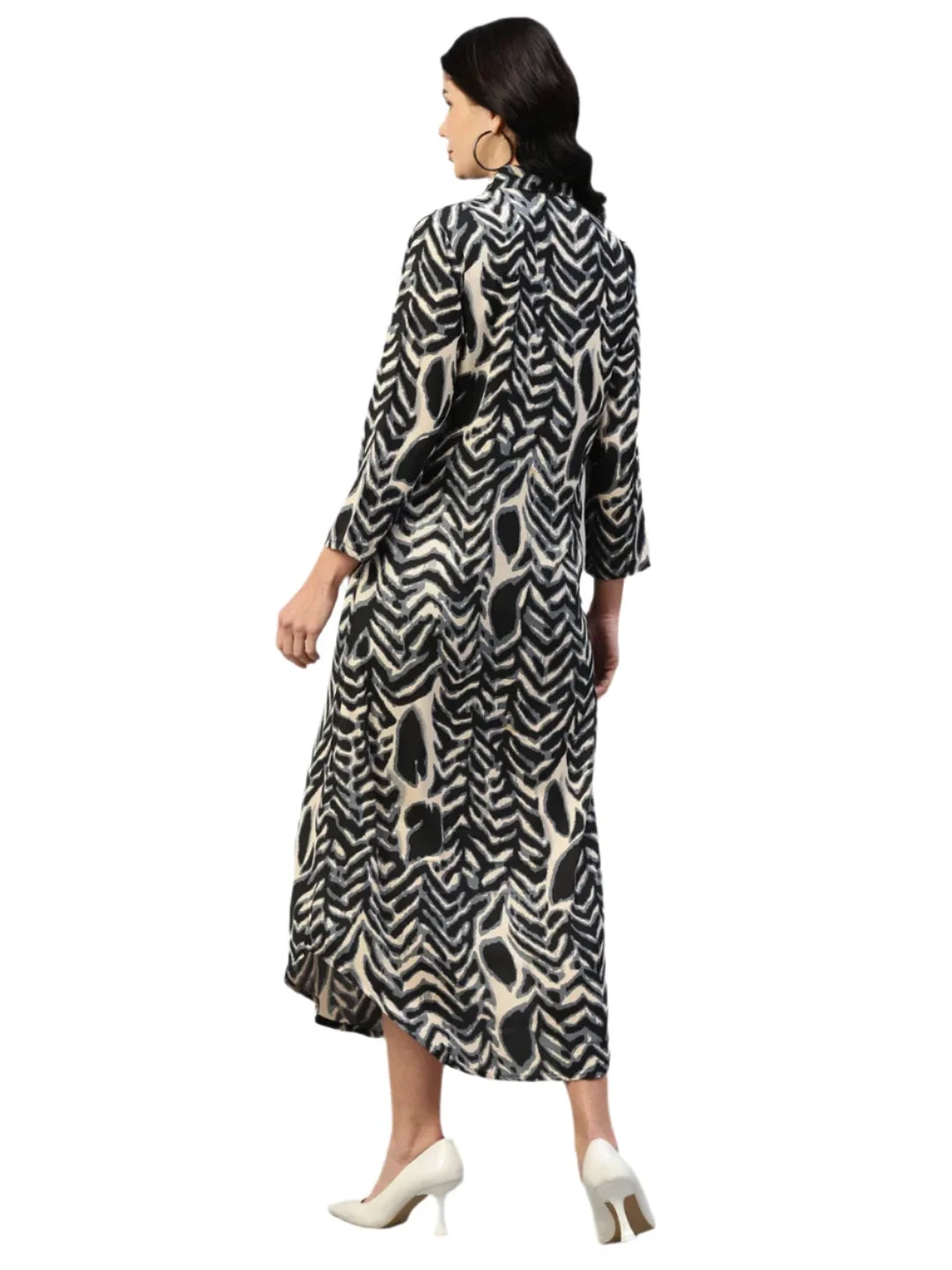 Animal Printed Summer Cool Women's Shirt Dress in Germany