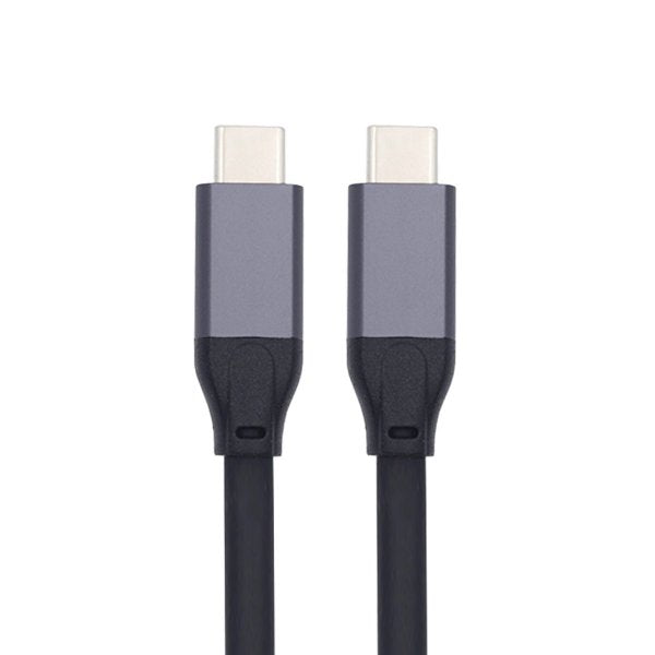 USB 3.1 Gen 2 Kabel 500 cm Typ C Stecker zu Stecker in Schwarz | System-S