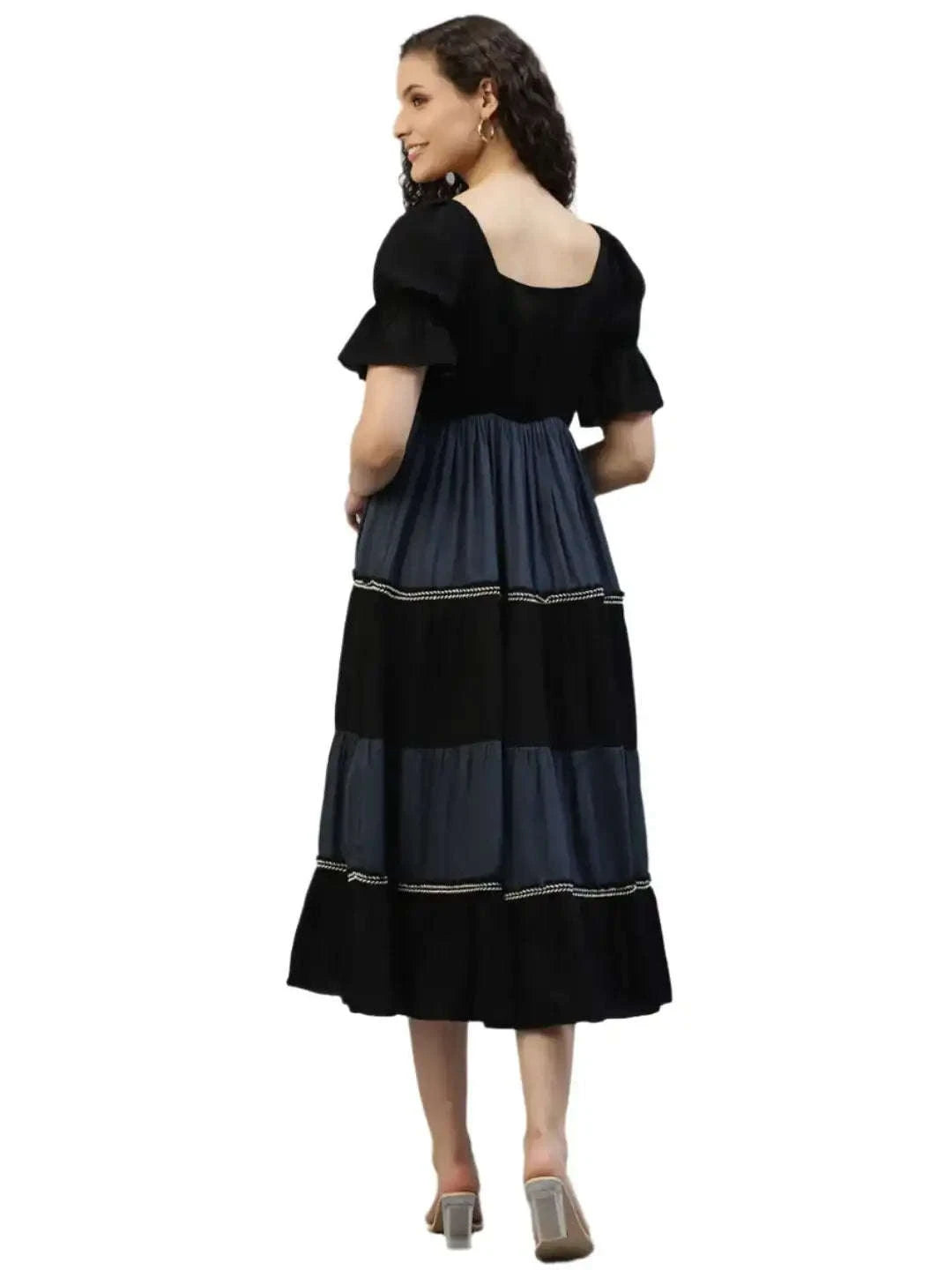 Black & Grey Color block Women's Dress in Berlin