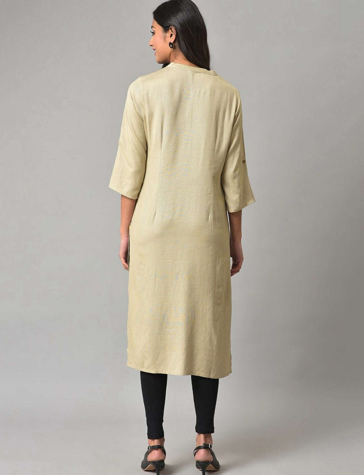 Mandarin Collar Straight Kurta Namma Markt
