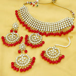 Kundan Gold Plated Choker Necklace Set for Women