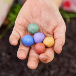 5 Blumenmurmeln im Tütchen zur Einschulung "Endlich Schulkind"