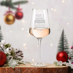 Stölzle Lausitz Weinglas mit Gravur "Have a Merry Christmas"