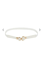 Women White Textured Belt Namma Markt