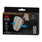 3M™ Filterpatrone 6055, A2 Organische Dämpfe