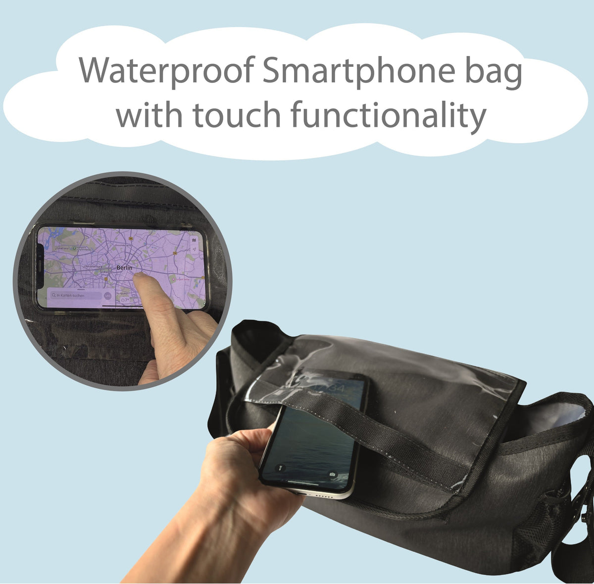 Baby Kinderwagentasche mit Smartphone Tasche