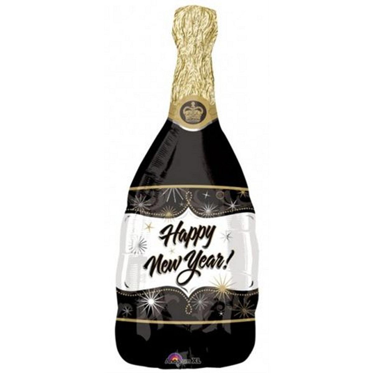 Shape Folienballon "Champagner New Year" | 76 cm