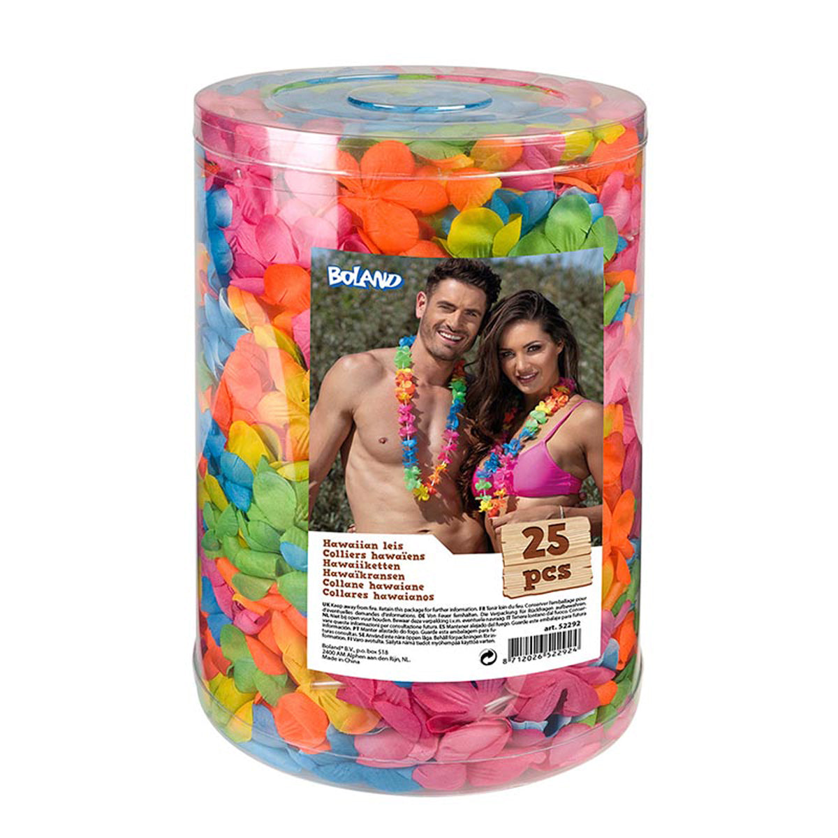 Lei Blumenkette 25St. Bunt